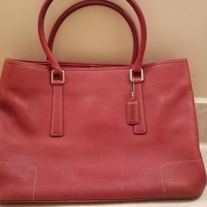 Red Coach Bag